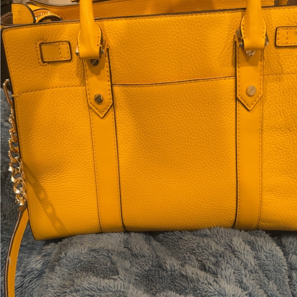 Michael Kors Vibrant Yellow Satchel - Picture 2 of 3